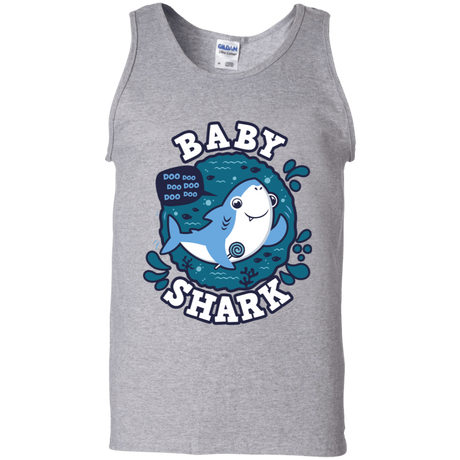T-Shirts Sport Grey / S Shark Family trazo - Baby Boy Men's Tank Top