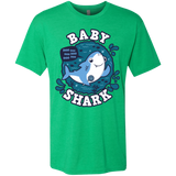T-Shirts Envy / S Shark Family trazo - Baby Boy Men's Triblend T-Shirt