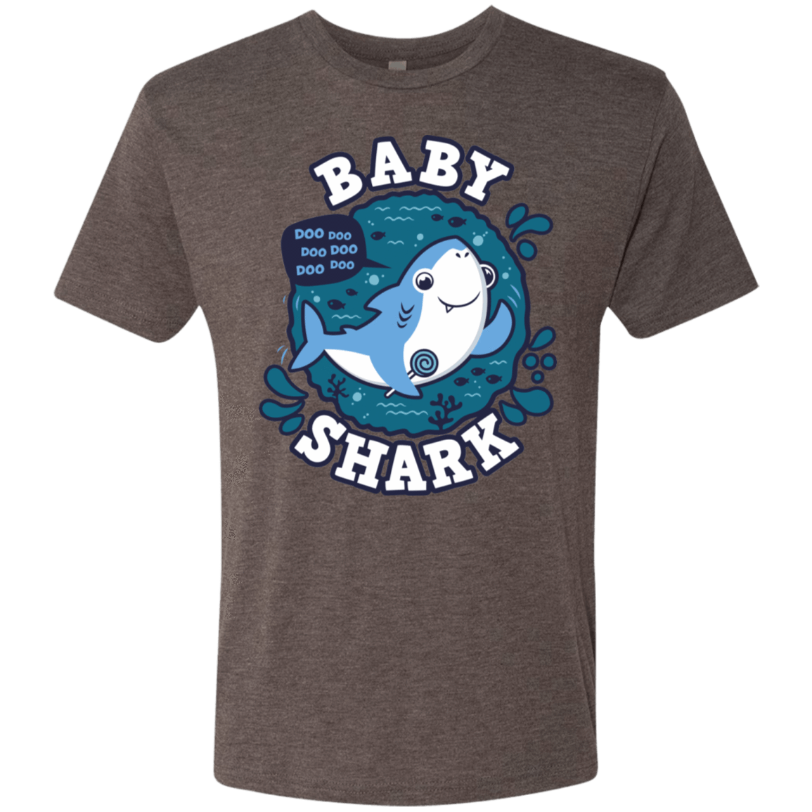 T-Shirts Macchiato / S Shark Family trazo - Baby Boy Men's Triblend T-Shirt