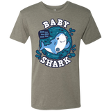 T-Shirts Venetian Grey / S Shark Family trazo - Baby Boy Men's Triblend T-Shirt