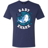 T-Shirts Vintage Navy / S Shark Family trazo - Baby Boy Men's Triblend T-Shirt