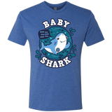 T-Shirts Vintage Royal / S Shark Family trazo - Baby Boy Men's Triblend T-Shirt