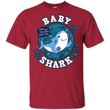 T-Shirts Cardinal / S Shark Family trazo - Baby Boy T-Shirt