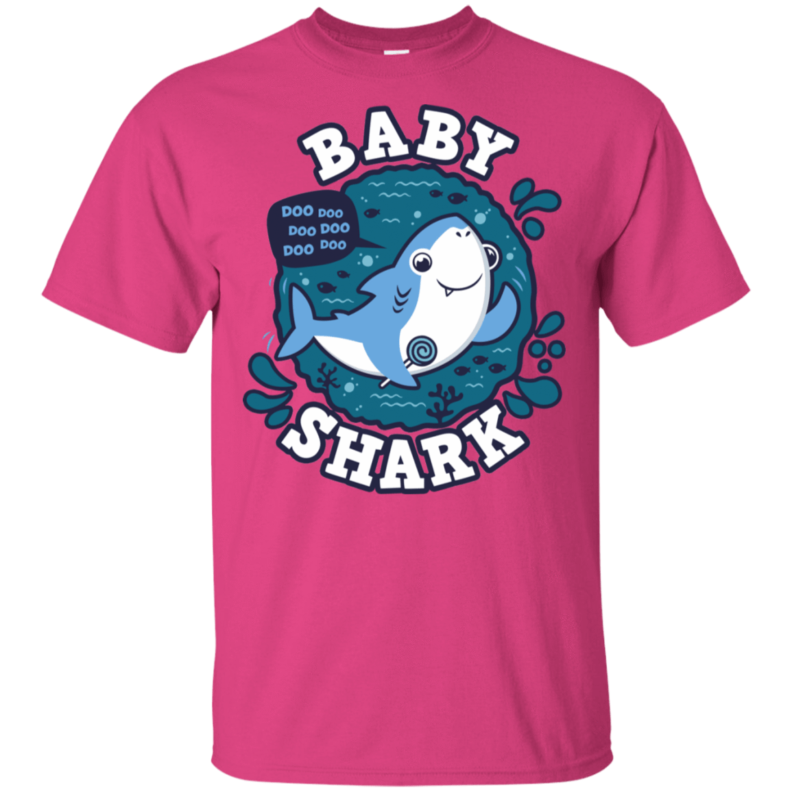 T-Shirts Heliconia / S Shark Family trazo - Baby Boy T-Shirt