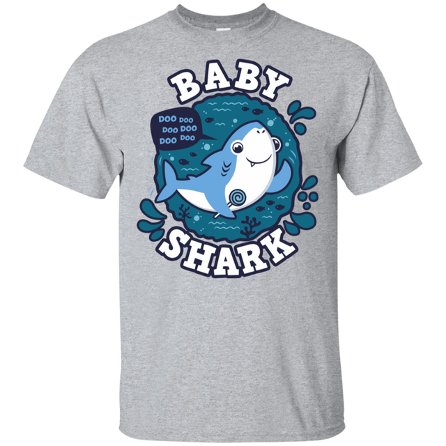 T-Shirts Sport Grey / S Shark Family trazo - Baby Boy T-Shirt