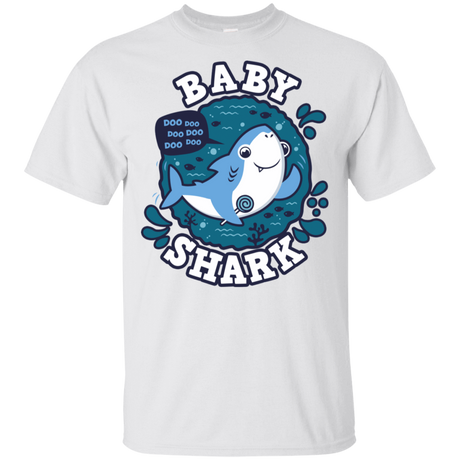 T-Shirts White / S Shark Family trazo - Baby Boy T-Shirt