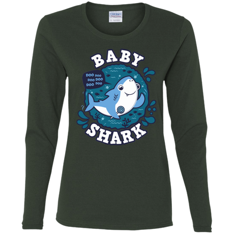 T-Shirts Forest / S Shark Family trazo - Baby Boy Women's Long Sleeve T-Shirt