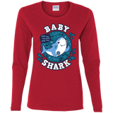 T-Shirts Red / S Shark Family trazo - Baby Boy Women's Long Sleeve T-Shirt