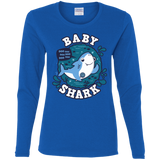 T-Shirts Royal / S Shark Family trazo - Baby Boy Women's Long Sleeve T-Shirt