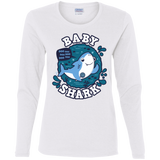 T-Shirts White / S Shark Family trazo - Baby Boy Women's Long Sleeve T-Shirt