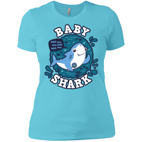 T-Shirts Cancun / X-Small Shark Family trazo - Baby Boy Women's Premium T-Shirt
