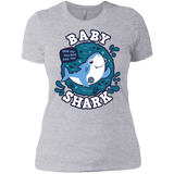 T-Shirts Heather Grey / X-Small Shark Family trazo - Baby Boy Women's Premium T-Shirt