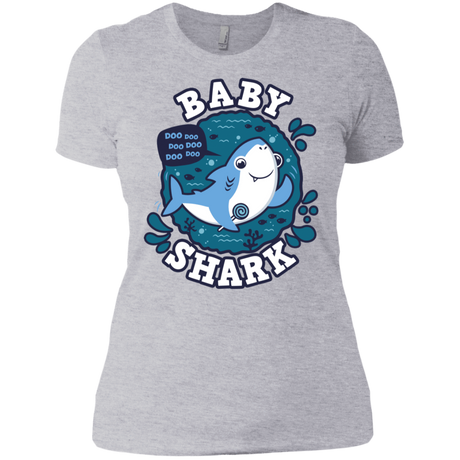 T-Shirts Heather Grey / X-Small Shark Family trazo - Baby Boy Women's Premium T-Shirt