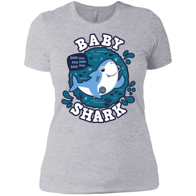 T-Shirts Heather Grey / X-Small Shark Family trazo - Baby Boy Women's Premium T-Shirt