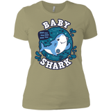 T-Shirts Light Olive / X-Small Shark Family trazo - Baby Boy Women's Premium T-Shirt