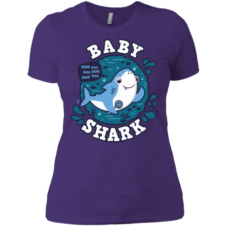 T-Shirts Purple Rush/ / X-Small Shark Family trazo - Baby Boy Women's Premium T-Shirt