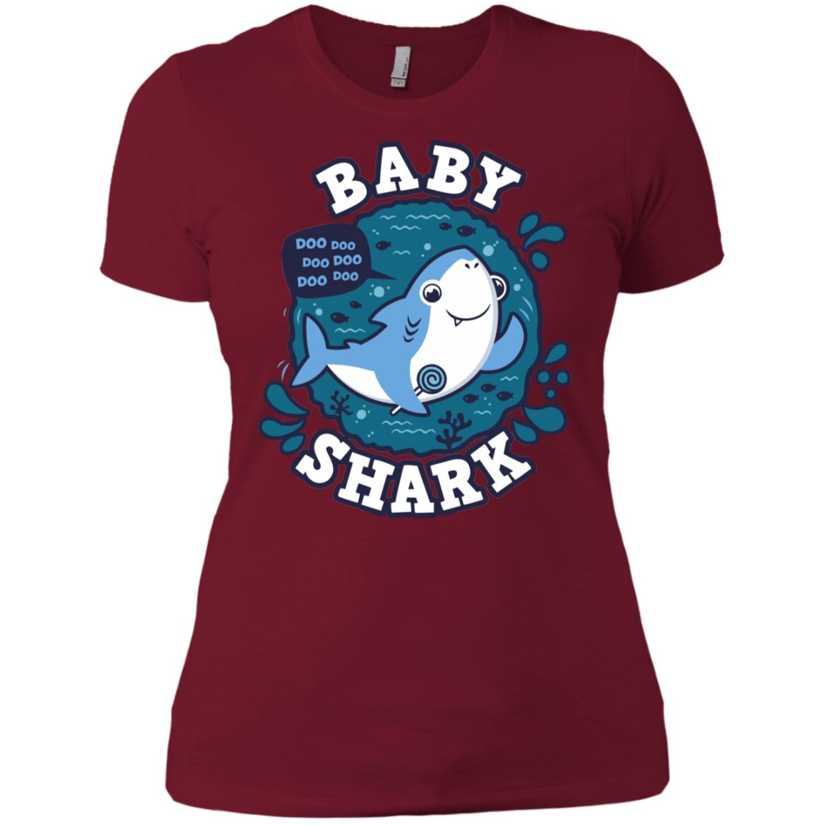 T-Shirts Scarlet / S Shark Family trazo - Baby Boy Women's Premium T-Shirt