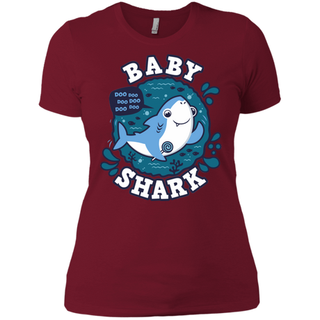 T-Shirts Scarlet / S Shark Family trazo - Baby Boy Women's Premium T-Shirt