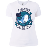 T-Shirts White / X-Small Shark Family trazo - Baby Boy Women's Premium T-Shirt