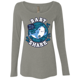 T-Shirts Venetian Grey / S Shark Family trazo - Baby Boy Women's Triblend Long Sleeve Shirt