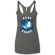 T-Shirts Premium Heather / X-Small Shark Family trazo - Baby Boy Women's Triblend Racerback Tank