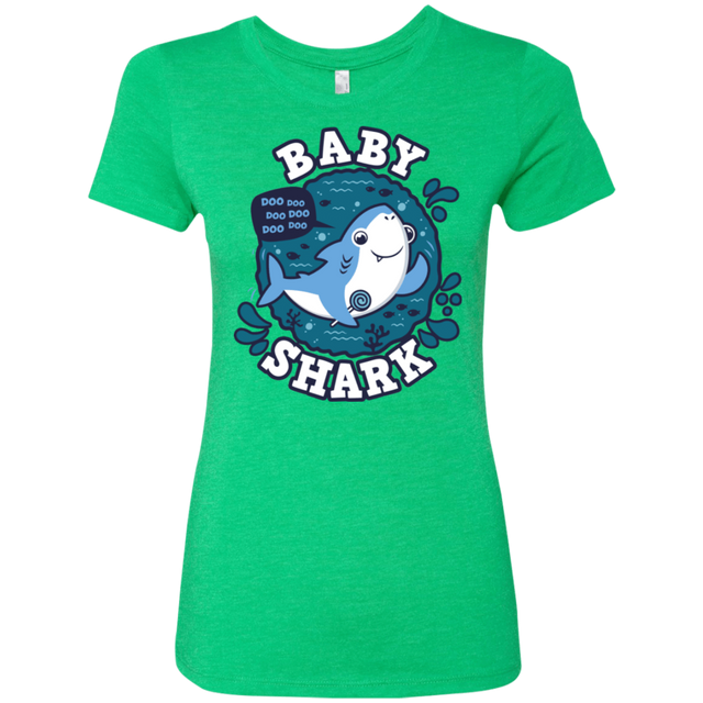 T-Shirts Envy / S Shark Family trazo - Baby Boy Women's Triblend T-Shirt