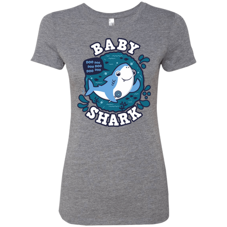 T-Shirts Premium Heather / S Shark Family trazo - Baby Boy Women's Triblend T-Shirt