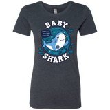 T-Shirts Vintage Navy / S Shark Family trazo - Baby Boy Women's Triblend T-Shirt