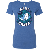 T-Shirts Vintage Royal / S Shark Family trazo - Baby Boy Women's Triblend T-Shirt