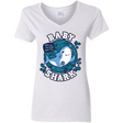 T-Shirts White / S Shark Family trazo - Baby Boy Women's V-Neck T-Shirt