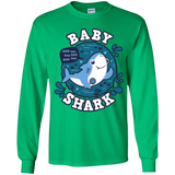 T-Shirts Irish Green / YS Shark Family trazo - Baby Boy Youth Long Sleeve T-Shirt