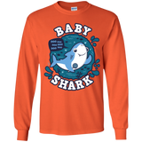 T-Shirts Orange / YS Shark Family trazo - Baby Boy Youth Long Sleeve T-Shirt