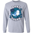 T-Shirts Sport Grey / YS Shark Family trazo - Baby Boy Youth Long Sleeve T-Shirt