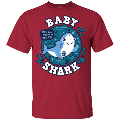 T-Shirts Cardinal / YXS Shark Family trazo - Baby Boy Youth T-Shirt