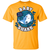 T-Shirts Gold / YXS Shark Family trazo - Baby Boy Youth T-Shirt
