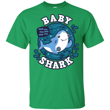 T-Shirts Irish Green / YXS Shark Family trazo - Baby Boy Youth T-Shirt
