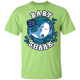 T-Shirts Mint Green / YXS Shark Family trazo - Baby Boy Youth T-Shirt