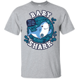 T-Shirts Sport Grey / YXS Shark Family trazo - Baby Boy Youth T-Shirt