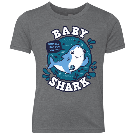 T-Shirts Premium Heather / YXS Shark Family trazo - Baby Boy Youth Triblend T-Shirt