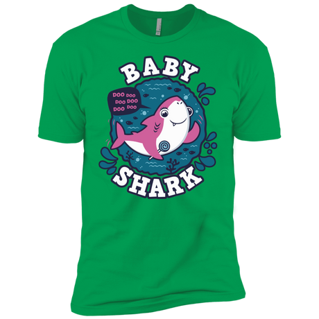 T-Shirts Kelly Green / YXS Shark Family trazo - Baby Girl Boys Premium T-Shirt