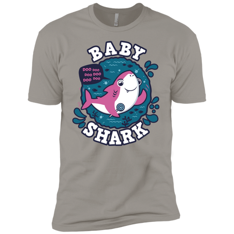 T-Shirts Light Grey / YXS Shark Family trazo - Baby Girl Boys Premium T-Shirt