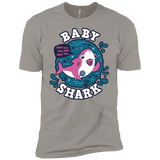 T-Shirts Light Grey / YXS Shark Family trazo - Baby Girl chupete Boys Premium T-Shirt
