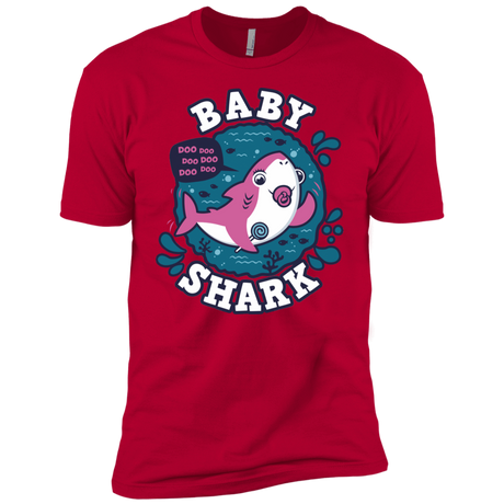 T-Shirts Red / YXS Shark Family trazo - Baby Girl chupete Boys Premium T-Shirt