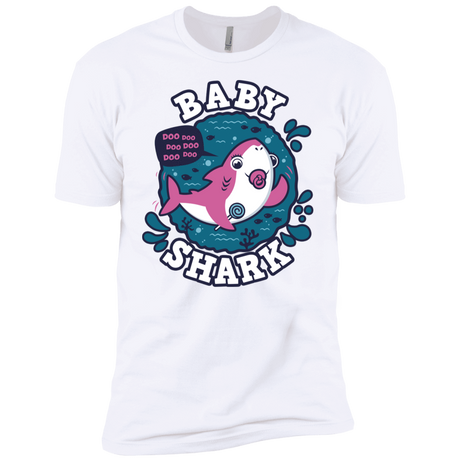 T-Shirts White / YXS Shark Family trazo - Baby Girl chupete Boys Premium T-Shirt