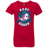 T-Shirts Red / YXS Shark Family trazo - Baby Girl chupete Girls Premium T-Shirt