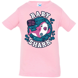 T-Shirts Pink / 6 Months Shark Family trazo - Baby Girl chupete Infant Premium T-Shirt