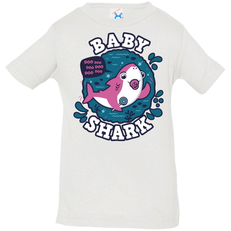 T-Shirts White / 6 Months Shark Family trazo - Baby Girl chupete Infant Premium T-Shirt