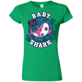 T-Shirts Irish Green / S Shark Family trazo - Baby Girl chupete Junior Slimmer-Fit T-Shirt