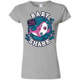 T-Shirts Sport Grey / S Shark Family trazo - Baby Girl chupete Junior Slimmer-Fit T-Shirt