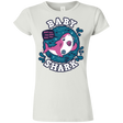 T-Shirts White / S Shark Family trazo - Baby Girl chupete Junior Slimmer-Fit T-Shirt